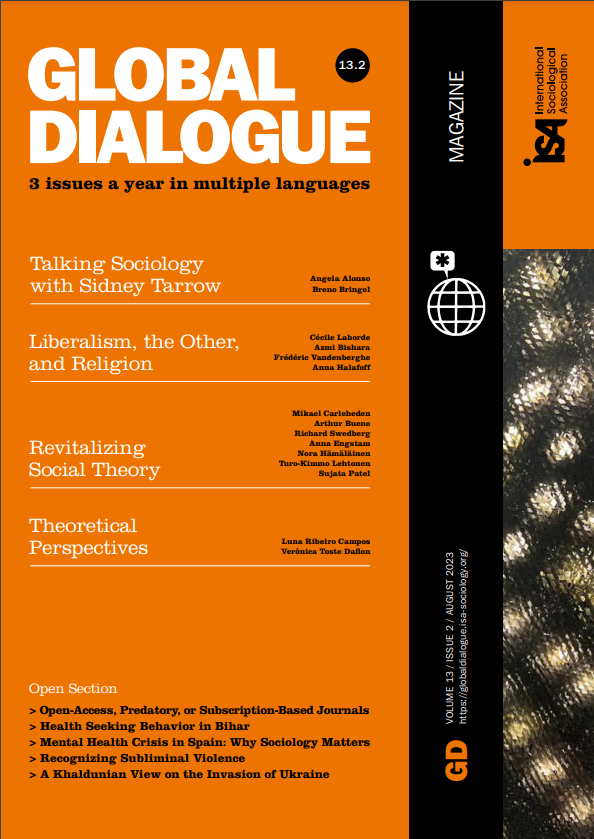 Frontpage of the magazine